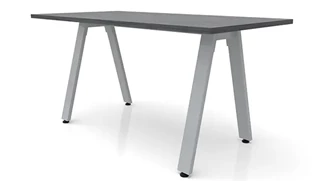 Stand-Alone Desk Shells PBD Furniture 72in x 36in Metal A-Leg Desk
