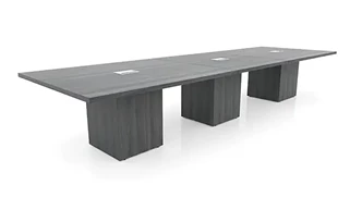 Conference Tables PBD Furniture 16ft Cube Base Rectangular Conference Table