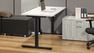 Standing Desks - Electronically Adjustable PBD Furniture 72in x 36in Dual Motor 2 Stage Adjustable Height Sit to Stand Desk