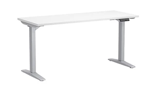 Standing Desks - Electronically Adjustable PBD Furniture 72in x 30in Dual Motor 2 Stage Adjustable Height Sit to Stand Desk