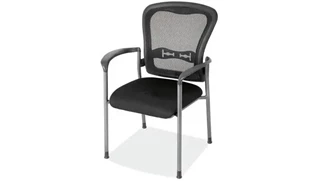 Lobby & Guest Chairs - Metal PBD Furniture Mesh Back Guest Chair with Arms