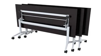 Training Tables PBD Furniture 60in x 24in Flip Top Nesting Table