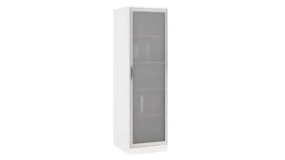 Tall Storage Cabinets PBD Furniture Personal Storage Cabinet with Glass Door