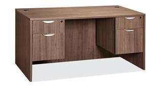 Office Credenzas Office Source 60in x 24in Double Pedestal Credenza