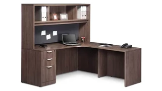 L Shaped Desks with Hutch PBD Furniture 72in x 66in L Shaped Desk with Hutch