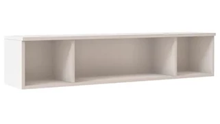 Desk Hutches PBD Furniture 72in W Open Hutch Wall Mount