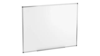 White Boards & Marker Boards Office Source 48in W x 36in H Magnetic Steel Dry Erase White Board