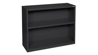 Bookcases Office Source 35in W x 30in H - 2 Shelf Steel Bookcase