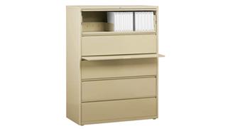 File Cabinets Office Source 36in W Five Drawer Lateral File