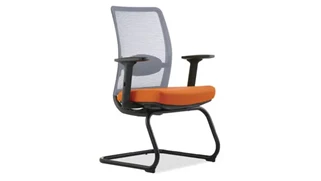 Chairs PBD Furniture Gray Mesh Guest Chair