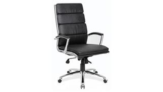 Office Chairs Office Source Executive High Back Chair (Black Waffle Vinyl)