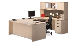 U Shaped Desks with Hutch PBD Furniture U Shaped Desk Unit