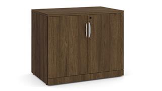 Storage Cabinets Office Source Furniture 37-1/4in H Laminate Wood Door Storage Cabinet