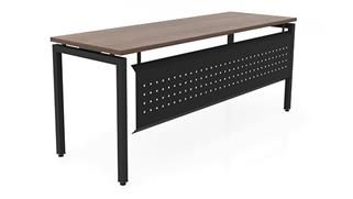 Writing Desks Office Source Furniture 66in x 24in OnTask Table Desk with Modesty Panel