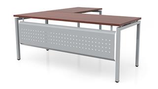 L Shaped Desks Office Source Furniture 72in x 72in L-Desk with Modesty Panel (72inx30in Desk, 42inx24in Return)
