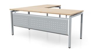 L Shaped Desks Office Source Furniture 66in x 66in L-Desk with Modesty Panel (66inx30in Desk, 36inx24in Return)