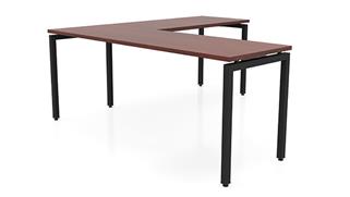L Shaped Desks Office Source Furniture 72in x 72in Slender L-Desk 