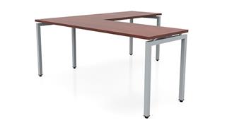 L Shaped Desks Office Source Furniture 66in x 66in Slender L-Desk 