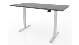 Adjustable Height Desks & Tables Office Source Furniture 48in x 30in Dual Motor 3 Stage Adjustable Height Sit to Stand Desk