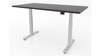 Adjustable Height Desks & Tables Office Source Furniture 48in x 30in Dual Motor 2 Stage Adjustable Height Sit to Stand Desk