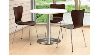 Cafeteria Tables Office Source Furniture 42in Round Cafeteria Table with Brushed Aluminum Base
