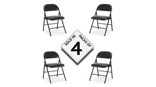 Folding Chairs Office Source Furniture Steel Folding Chair with Padded Seat & Back