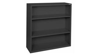 Bookcases Office Source Furniture 35in W x 42in H - 3 Shelf Steel Bookcase