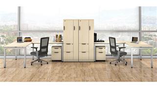 L Shaped Desks Office Source Furniture Double L Shaped Desk Units