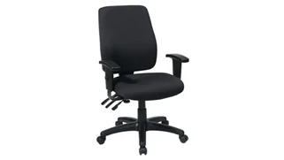 Ergonomic Task Chairs WFB Designs High Back Ergonomic Dual-Function w/ Arms Fabric Seat and Back Office Chair