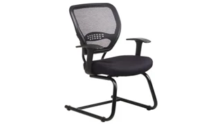 Lobby & Guest Chairs - Metal WFB Designs Professional Air Grid Back Visitors Chair