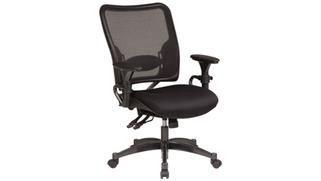 Office Chairs WFB Designs Office Star 6876 Chair with Leather Seat