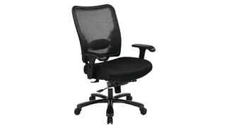 Ergonomic Task Chairs WFB Designs Big & Tall Dual Layer Air Grid Mesh Manager Chair