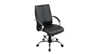 Executive Desk Chairs WFB Designs Mid Back Leather Executive Chair