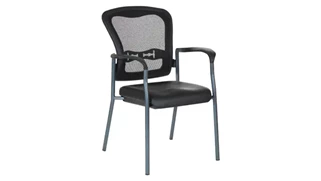 Lobby & Guest Chairs - Metal WFB Designs Mesh Back Guest Chair with Enhanced Fabric Seat