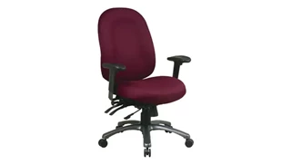 Ergonomic Task Chairs WFB Designs High Back Ergonomic Multi-Function Fabric Seat and Back Office Chair
