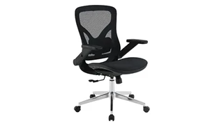 Ergonomic Task Chairs WFB Designs Mesh Seat and Back Task Chair with Flip Arms
