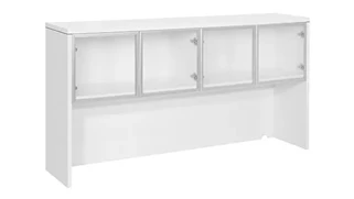 Desk Hutches WFB Designs 72in Hutch with Glass Doors