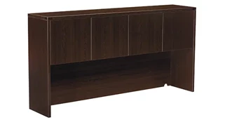 Desk Hutches WFB Designs 72in Hutch with Wood Doors