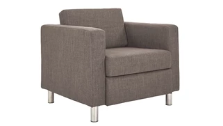 Club & Lounge Chairs WFB Designs Arm Chair in Enhanced Fabrics