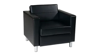 Club & Lounge Chairs WFB Designs Arm Chair in Essential Vinyl Upholstery