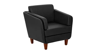 Club & Lounge Chairs WFB Designs Faux Leather Lexington Club Chair
