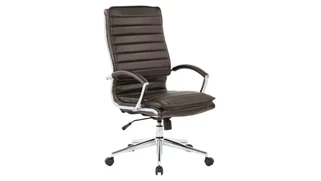 Executive Desk Chairs WFB Designs High Back Manager  Faux Leather Chair