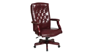 Executive Desk Chairs WFB Designs High Back Executive Chair with Padded Arms