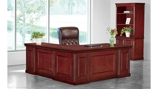 L Shaped Double Pedestal Desks WFB Designs 72in x 84in Double Pedestal Wood Veneer L-Desk