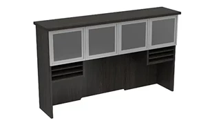 Desk Hutches WFB Designs 72in Glass Door Hutch