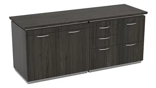 Combo Credenzas WFB Designs 72in x 24in Multi File and Storage Credenza Cabinet