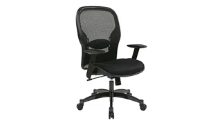 Ergonomic Task Chairs WFB Designs Professional Breathable Mesh Seat and Back with Adjustable Arms - Steel Base