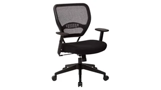 Ergonomic Task Chairs WFB Designs Light Mesh Back and Black Fabric Mesh Seat Office Chair