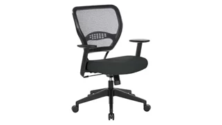 Ergonomic Task Chairs WFB Designs Light Mesh Back and Colorful Fabric Seat Office Chair