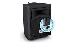 Lecterns Oklahoma Sound 40 Watt Wireless PA System With Wireless Tie-Clip/Lavalier Mic